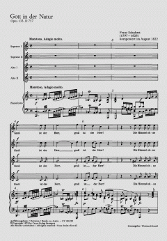 Gott in der Natur D757 (Franz Schubert) 