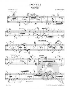 Sonate pour piano von Jean Barraqué 