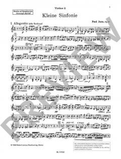 Kleine Sinfonie op. 87 von Paul Juon 