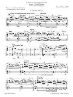 Inner Landscapes for Piano Solo von Christian Mason 