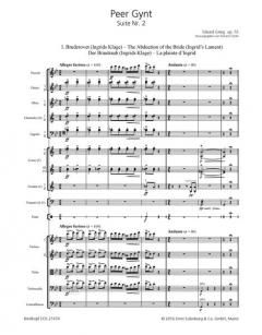 Peer Gynt Suite Nr. 2 op. 55 von Edvard Grieg 
