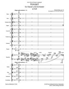 Klavierkonzert a-moll op. 16 von Edvard Grieg 