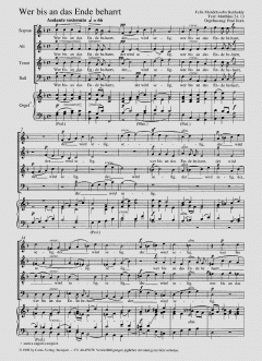 Mendelssohn: Neun Psalmen und das Cantique (Felix Mendelssohn Bartholdy) 