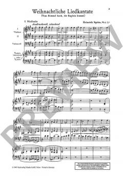 Weihnachtliche Liedkantate op. 55a von Heinrich Spitta (Download) 