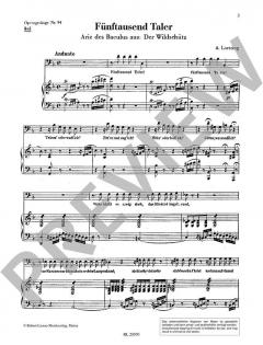 Fünftausend Taler (Wildschütz) von Albert Lortzing (Download) 