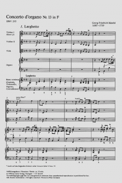 Händel: Concerti d'organo Nr. 13-16 (Georg Friedrich Händel) 