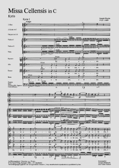 Missa Cellensis HOB 22/8 von Joseph Haydn 