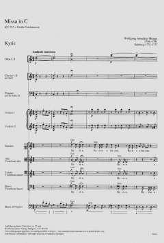 Missa in C-Dur (W.A. Mozart) 