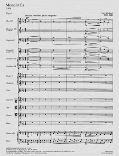Messe in Es D 950 von Franz Schubert 