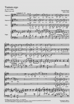 Tantum ergo in E-dur (Gabriel Fauré) 