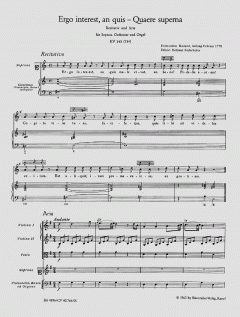 Ergo interest von Wolfgang Amadeus Mozart 