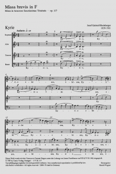 Missa brevis in F-Dur op. 117 (Joseph Gabriel Rheinberger) 