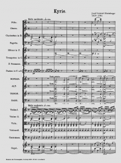 Missa in C-Dur op. 169 von Joseph Gabriel Rheinberger 