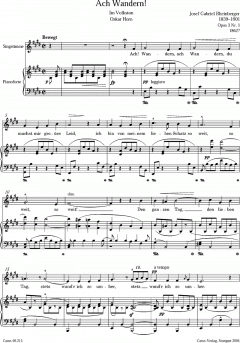 Lieder für Singstimme und Klavier (Gesamtausgabe Band 15) von Joseph Gabriel Rheinberger 