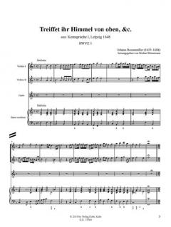 Treiffet ihr Himmel von oben von Johann Rosenmüller 