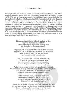 Lift Every Voice and Sing von J. Rosamond Johnson (Download) 