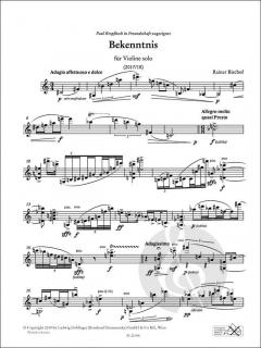 Bekenntnis von Rainer Bischof 
