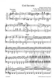 Così fan tutte KV 588 von Wolfgang Amadeus Mozart 