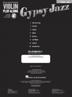 Violin Play-Along Vol. 80:  Gypsy Jazz im Alle Noten Shop kaufen