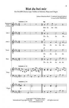 Bist du bei mir von Johann Sebastian Bach 