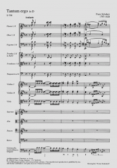 Tantum ergo in D-Dur D 750 (Franz Schubert) 