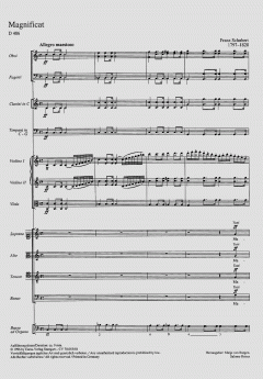 Magnificat in C D 486 von Franz Schubert (Download) 