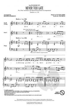 Never Too Late von Elton John (Download) 