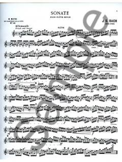 Sonate (Pour Flute Trav. Seule) von Johann Sebastian Bach 