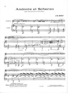 Andante et Scherzo von Joseph Edouard Barat für Trompete in C oder B und Klavier im Alle Noten Shop kaufen