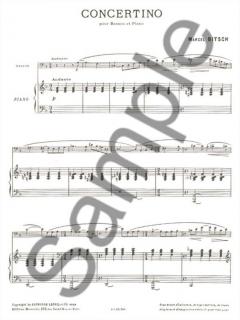Concertino - Basson et Piano (Marcel Bitsch) 