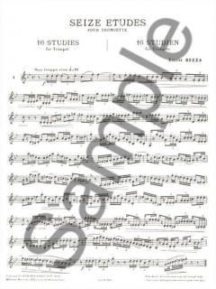 16 Etudes von Eugène Bozza 