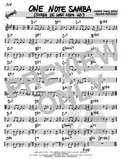 One Note Samba von Antonio Carlos Jobim 