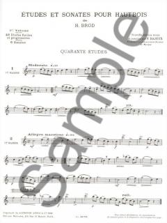 Etudes et Sonates Vol. 1 von Brod 