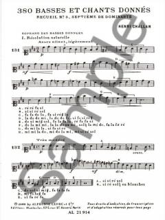 380 Basses et Chants Donnes Vol. 03 von Henri Challan 