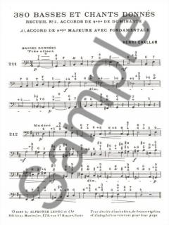380 Basses et Chants Donnes Vol. 05 von Henri Challan 