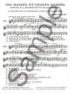380 Basses et Chants Donnes Vol. 05 von Henri Challan 