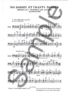 380 Basses et Chants Donnes Vol. 06 von Henri Challan 