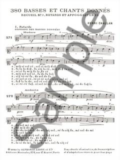 380 Basses et Chants Donnes Vol. 07 von Henri Challan 