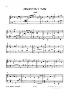 Pieces D Orgue Sur les 8 Tons Volume 2 / 5eme Au 8eme Tons von Lambert Chaumont 