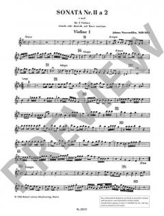 Streichersonate Nr. 2 in e-moll von Johann Rosenmüller (Download) im Alle Noten Shop kaufen (Einzelstimme)