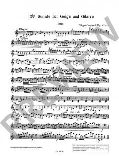 3 Sonaten op. 8 Nr. 2 von Filippo Gragnani (Download) 