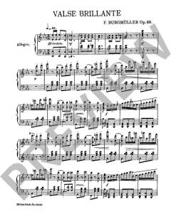 Valse brillante op. 89 von Johann Friedrich Burgmüller 
