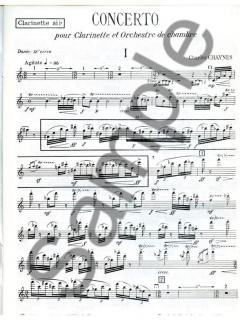 Concerto (Clar. et Orchestre) von Charles Chaynes 