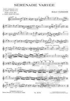 Serenade Variee von Robert Clerisse 