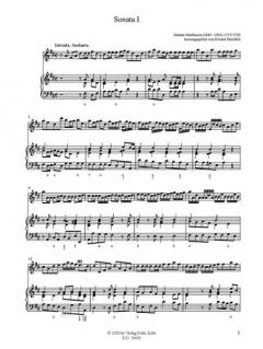Der brauchbare Virtuoso 1 für Violine und Basso continuo von Johann Mattheson im Alle Noten Shop kaufen