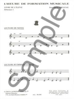 Heure De Formation Musicale von Jean-Pierre Couleau 