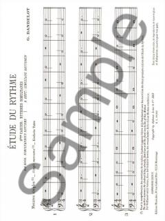 Etude Du Rythme Vol. 3 von Georges Dandelot 