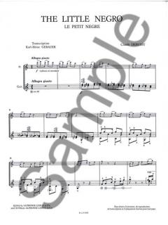 Petit Negre von Claude Debussy 