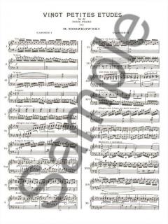 20 Petites Etudes Op.91 Vol. 1 von Moritz Moszkowski 