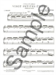 20 Petites Etudes Op.91 Vol. 2 von Moritz Moszkowski 